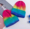 Beanie/Skl Caps Rainbow вязаная шляпа кролик uet veet шерстяная шапочка