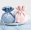 Gift Wrap 12 9cm Multifunction Jewelry Bag Drawstring Sweet Candy Pouch Velvet Bags Baby Shower Wedding Favors SN2130