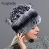 Bonnet/Crâne Casquettes Raglaido Chapeaux De Fourrure pour Femmes Hiver Réel Rex Lapin Chapeau fourrure tricot femme chaud neige casquettes dames élégantes princesse bonnets casquette 230822