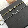 Bangle Armband Designer Armband Luxury Designer Armband Alfabet Design Valentine Gift Noble and Elegant Women Armband KC4S