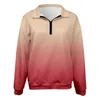 Women's Hoodies Quarter Zip Women Sweatshirts Colorful Long Sleeve Hoodless Clothes Pullover Tops Couple Casual Loose Hoodie Suit For Autumn