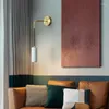 Wall Lamp Noordse koper Luxe marmer gangpadsfeer Indoor Licht voor slaapkamer Balkon Parlor Eetkamer Trap