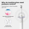 Escova de dentes nandme nx8000 smart sonic dentes de dentes elétricos limpeza profunda pincel de dente ipx7 micro vibração à prova d'água de limpeza profunda Whitener 230823