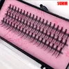 Falska ögonfransar 30packar olika modell 1220 hårstrån eller avsmalnande 57 knop Black Individual Eye Lash Makeup 230822