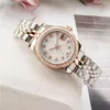 Dial de ouro branco rosa Aço inoxidável Relógio feminino Automático mecânico novo Bussiness Diamond Mens Relógios 26 5mm 36mm 41mm252b