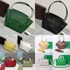 Arco Tote Bag Intreccio lederen bovenste handltas enkele afneembare zip pocket weven gladde modetrend eenvoudige luxe dames schoudertassen handtassen bakken