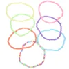 Bracelets de charme 7pcs Beach Bracelet Enfant Perlé Empilé Perle Enfants