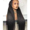 브라질 킨키 스트레이트 스트레이트 13x4 레이스 전면 글루없는 가발 야키 시뮬레이션 인간 머리 가발 사전 아프리카 여성을위한 저렴한 클로저 가발