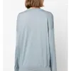 Kadın Sweaters 2023 İlkbahar ve Yaz İpek Kaşmir Örme Uzun kollu kazak