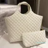 large tote Shop Bags Womens mens Luxury Designer lambskin handbag with small pochette Wallets quilted leather