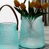 Vaso di vetro luminoso creativo per decorazioni soggiorno occhiali da ufficio per piante fiori decorazioni interni per la casa regali artistici moderni hkd230823