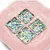 Pendant Necklaces Natural Colorful Abalone Pendants Square Sea Shell High Quality For Jewelry Making Diy Women Necklace Earrings Gifts