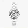 Coco bracelet en céramique blanche femmes montre femme quartz design de mode montres dame montre-bracelet perfectwatches numéro arabe cadran fille228M