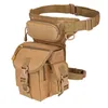 Backpacking Packs EDC Military Tactical Drop Leg Bag Tool Fanny Thigh Pack Hunting Waist Motorcycle Riding Men Molle 230822