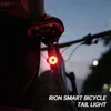 Luci da bici Rion Smart Biciclette Smart Bicurio Light Cycling Cuggerettiere Auto Brake Sensing IPX6 Accessori posteriori LED di ricarica USB IPX6 230823 230823