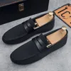 Klädskor andas mesh män loafers vår 2023 mode båt skor man varumärke moccasins comfy drive Men s casual 230823