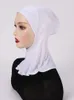 ヒジャーブのアンダースカーフヒジャーブネックネックカバーイスラム教徒の女性ベールレイディーズスカーフターバンファッションボンネット230823