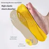 Shoe Parts Accessories Invisiable Height Increase Insoles for Women Men Heel Lift Yellow Shoes Sole Pad Breathable Shock Absorption Feet Care Cushion 230823