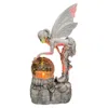 Décorations de jardin Figurine d'ange Statue extérieure Fée avec lumière solaire LED pour décoration de pelouse en gros