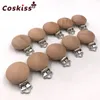 Teathers Toys 20pcs Wooden Pacifier Clip Accessories Pouch Clips Clips Leghing Beach Diy Dummy Cains Baby Teether 230822