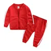 Set di vestiti per neonati di marca Autunno Casual Bambini Abbigliamento per ragazze Completo Felpe pantaloni Set di abbigliamento per bambini primaverili