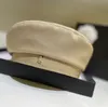 BERETS BERETS Märkesdesigner Spring Summer Caps Women Double Letter Stain Outdoor Cap Travel Vintagetrucker Hat