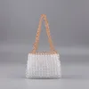 Bolsas transparentes personalizadas para mulheres para mulheres 2023 Simples Casual Acrílico Casual Cor de ombro Blocked Blocked Saco de ombro 230823