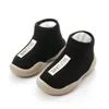 Kids Socks Toddler Baby Boys Girls Solid Letter Anti slip Knitted Warm Casual Running Shoes 230823