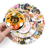 50 PCs Dachshund Dog Stickers Animal Puppy Cute Daryy Diary Window Car Cartoon Fashion Cute