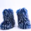 Chaussures habillées bleues Monster Fur High Tops 230823