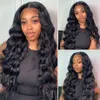 Body Wave Lace Front Wig 13x4 13x6 HD Lace Brontal Wigs فضفاضة Wave Deep Wig Prected Comple