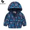 Jackets Kids Clothes Boys Children Hooded Zipper Windbreaker Baby Fashion Print Coat Infant Waterproof Hoodies For Girls 230822