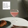 Bicchieri di vino in vetro acquatico della Corea del Sud in stile Ins-in stile tazza femminile Adorabile Creative Love Decorazione per la casa 180ml