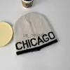 Beanie/Skull Caps INS niche fashion personality letter jacquard knitted warm cold hat women's hat trend hat new round top wool hat J230823