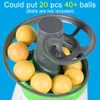 طاولة تنس المطاط 4AA بطارية مصغرة روبوت روبوت روبوت مدرب آلة كيد الرياضة لعبة الهدية 40 Ping Pong Ball 230822