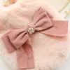 Dog Apparel Hair Coat Clothes Autumn Winter Cat Princess Cotton Sweater Plush Butterfly Small Pet Dress Costume