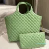 large tote Shop Bags Womens mens Luxury Designer lambskin handbag with small pochette Wallets quilted leather