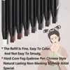 Ögonbrynsförstärkare 6st Peeling Pencil Eyeshadow White Longlasting Tattoo Eyebrow Waterproof Brows Makeup Tool Cosmetic Pencil 230822