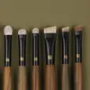 Makeup Tools Professional Handmade Brushes 1PC Soft Muskrat Goat Hair Eye Shadow Blending Brush Green Sandalwood Handle Make Up 230822