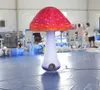 wholesale Champignon gonflable géant coloré vif avec lumières LED pour les événements de festival en plein air LL