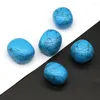 Decorative Figurines Natural Semi-precious Stone Blue Turquoise Irregular Shape Energy Mineral Specimen Healing Gemstone Jewelry 20-30mm