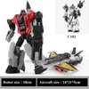 Action Toy Figuren Haizhixing Movie 5 in 1 coole Transformation Spielzeug Boy Anime Devastator Roboter Actionfiguren Flugzeugmodell Kinder Erwachsene Spielzeug 230822