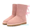 Fashionable men's and women's shoes Mini snow boots Sheepskin plush warm boots Comfortable waterproof boots Beautiful gift