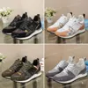 Designer Casual Shoes Men Sneaker RUN AWAY Sneakers Women Trainers Calf Leather Shoes Mesh Trainers Retro Splicing Trainer Mixed Color Shoe