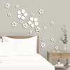 Wall Stickers Room Decor Home Mirror For Bedroom Aesthetic Cherry Petal Acrylic Selfadhesive Decorative Mirrors Vinilos D 230822