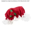 Chapeaux de Noël avec dentelle parfaits pour les vacances Tenues colorées pour Cosplay Mme Santa Old Lady Hat NOUVEAU HKD230823