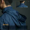 Vestes pour hommes Veste tactique légère d'été coupe-vent peau mince Ded imperméable militaire séchage rapide respirant imperméable