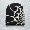 Sombreros de ala ancha Cubo 21 colores Spider Web Gorros Ins Y2K Moda Gorros de punto para mujeres Hombres Adultos Streetwear Gorros Skulles Accesorios 230822