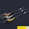90mm 7g Soft Simulation Prawn Shrimp Fishing Floating Shaped Lure Bait Bionic Artificial Lures with HookZZ