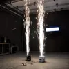 الإضاءة 4 وحدات مرحلة التيتانيوم مرحلة Sparkler آلة DMX512 اللاسلكي التحكم عن بُعد